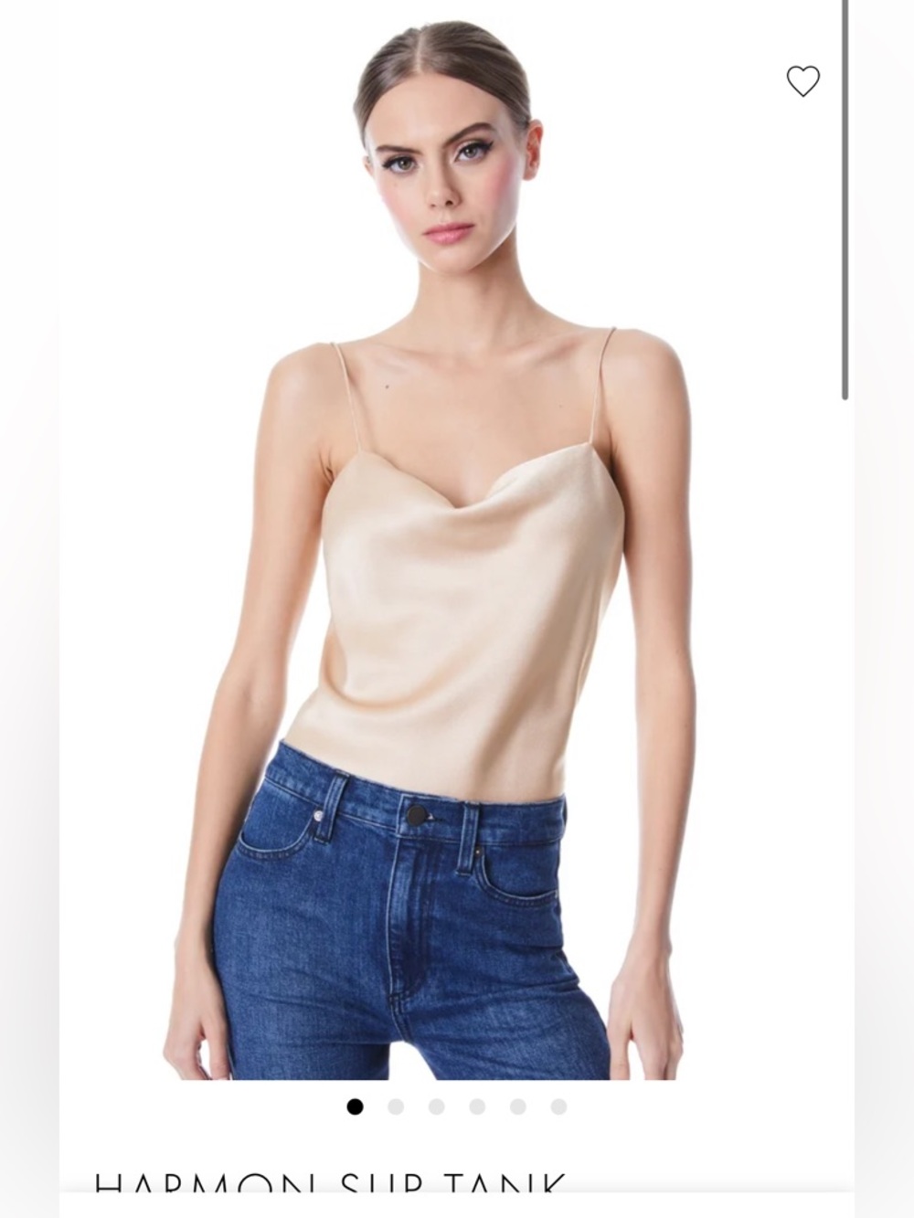 Alice + Olivia Harmon Nude Tank